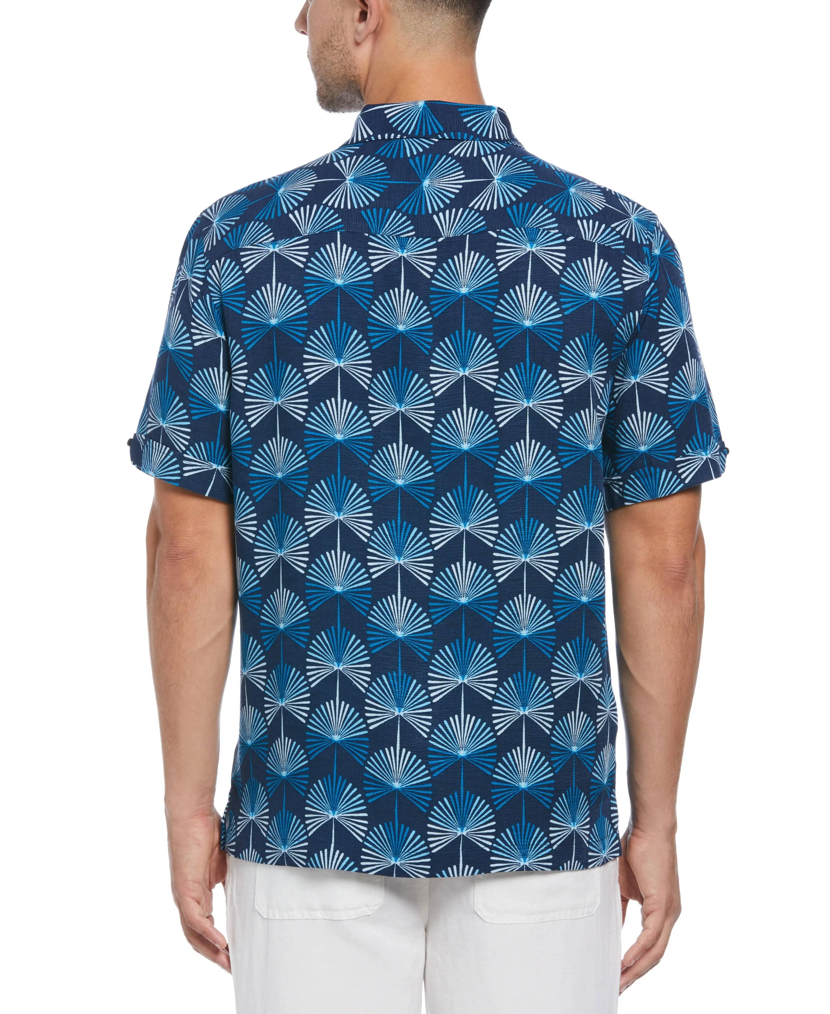 Geo Botanical Print Shirt