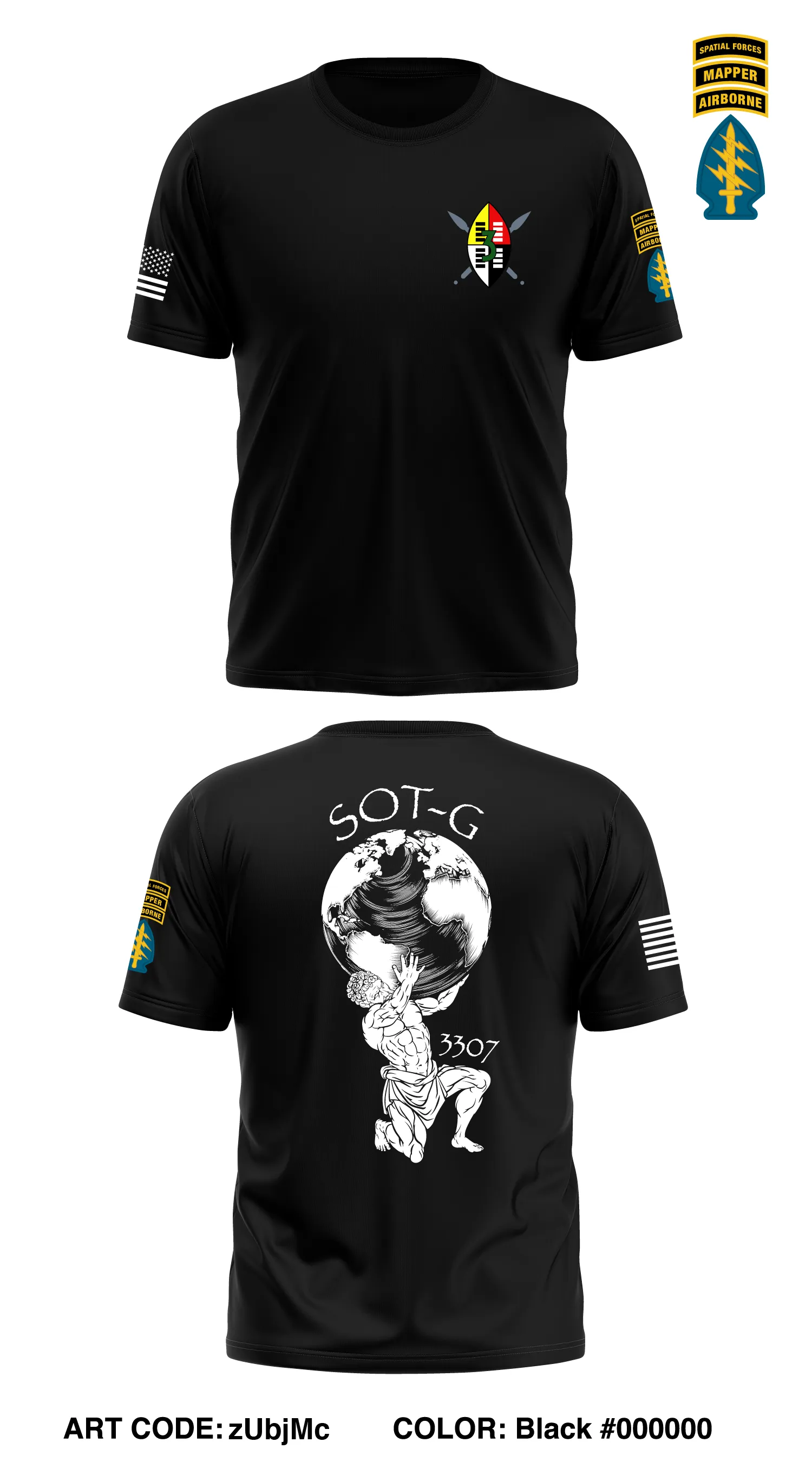 GEOINT, MID, 3/3 SFG (A) Store 1 Core Men's SS Performance Tee - zUbjMc