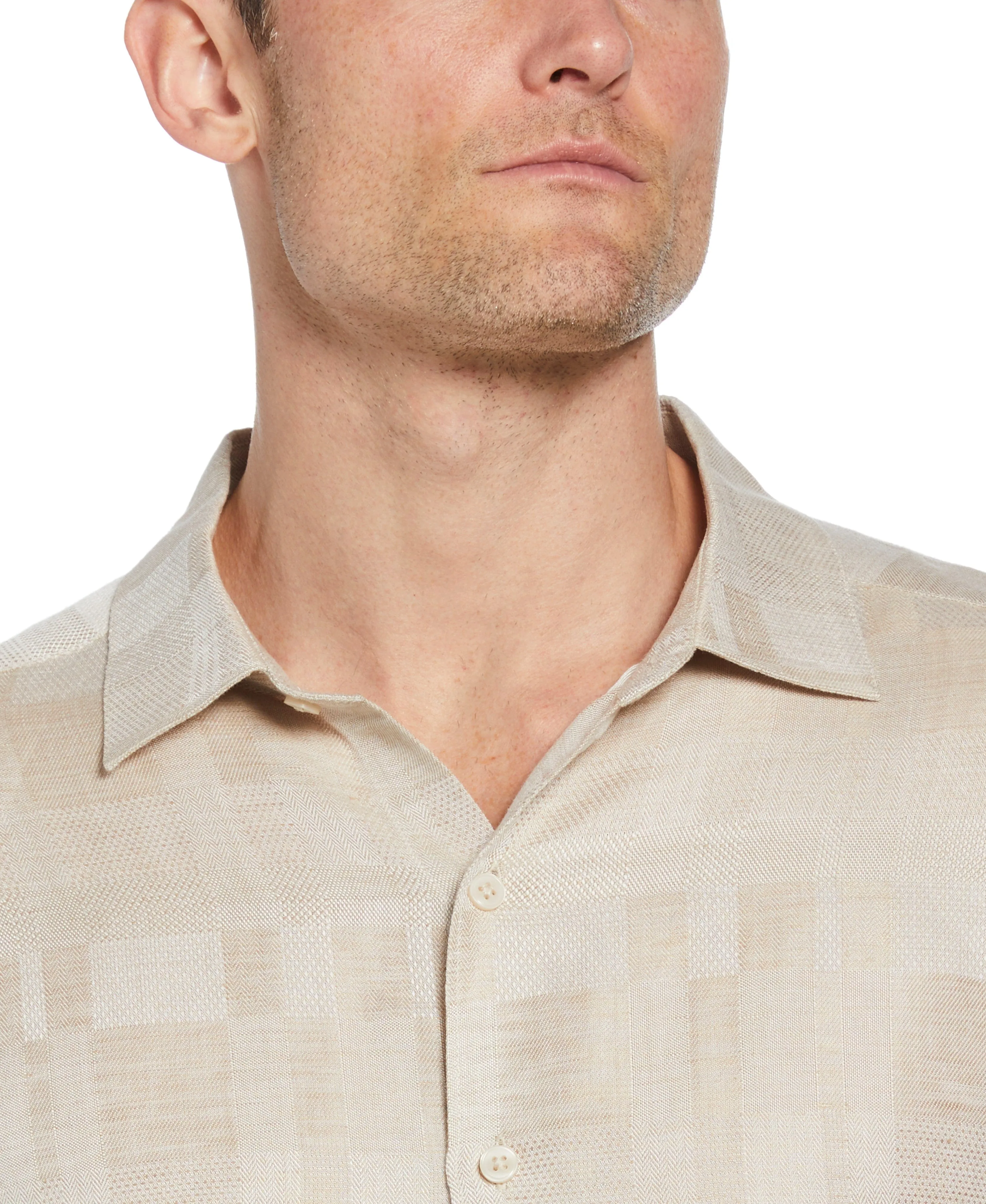 Geometric Dobby Textured Shirt