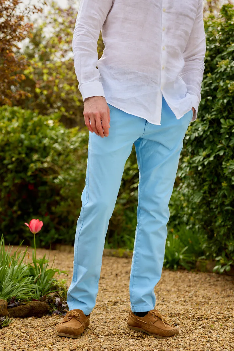 Gun Hill Mens Saltwater Chino - Navy or sky blue