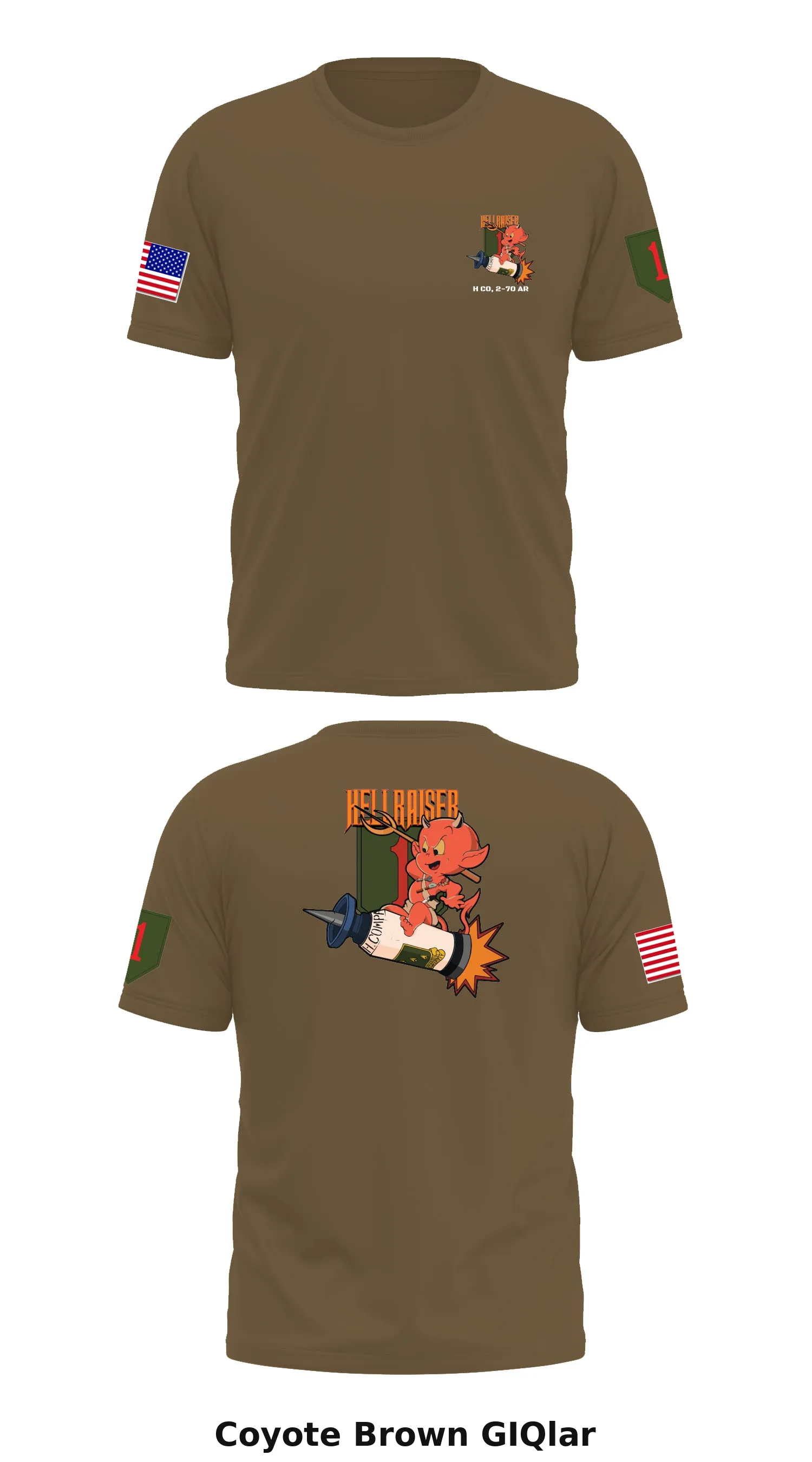 H CO, 2-70 AR  Store 1 Core Men's SS Performance Tee - GIQlar