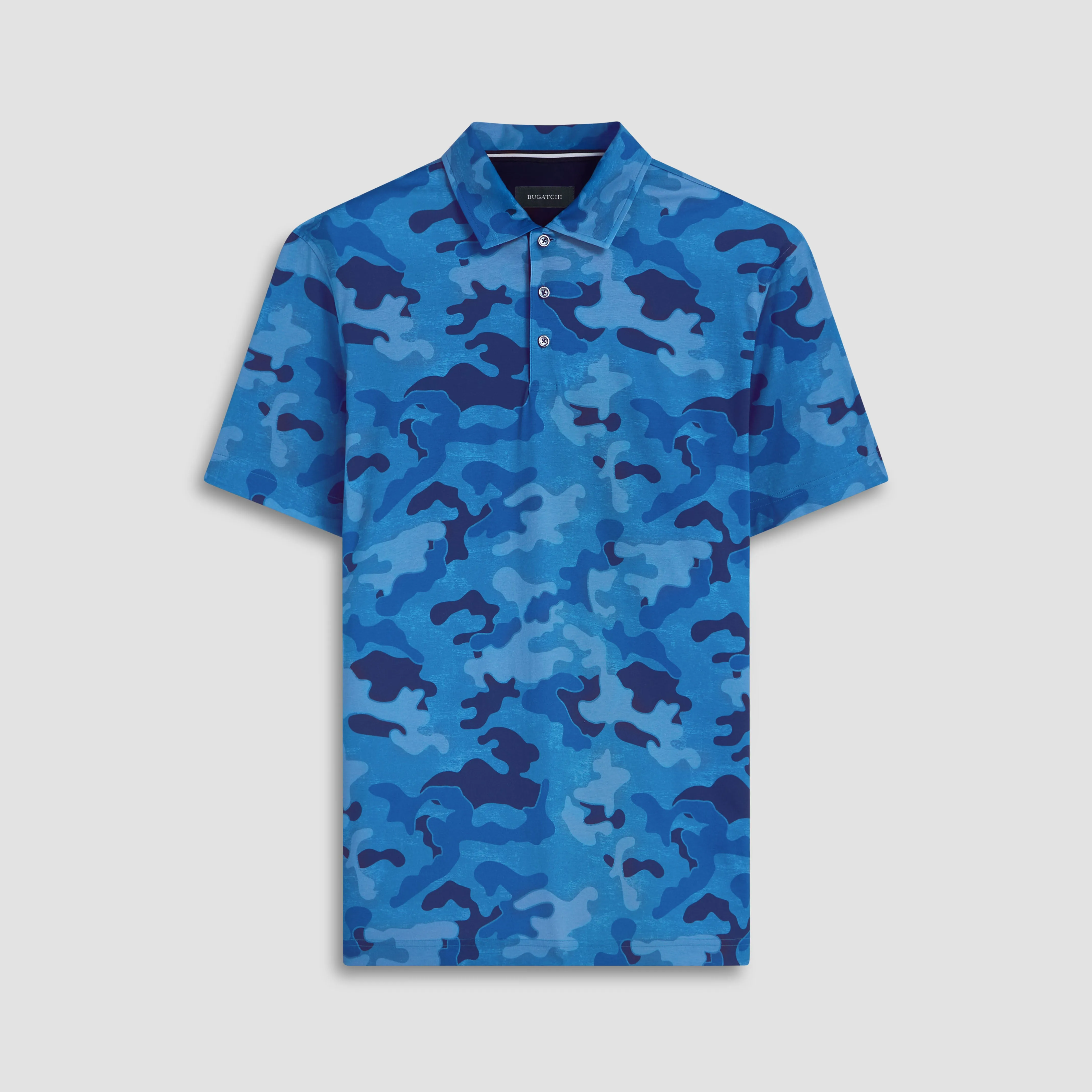 Hendrix Camouflage Print Polo Shirt