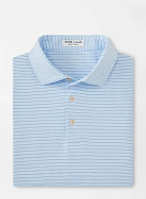 Highlands Performance Jersey Polo by Peter Millar - Pale Blue
