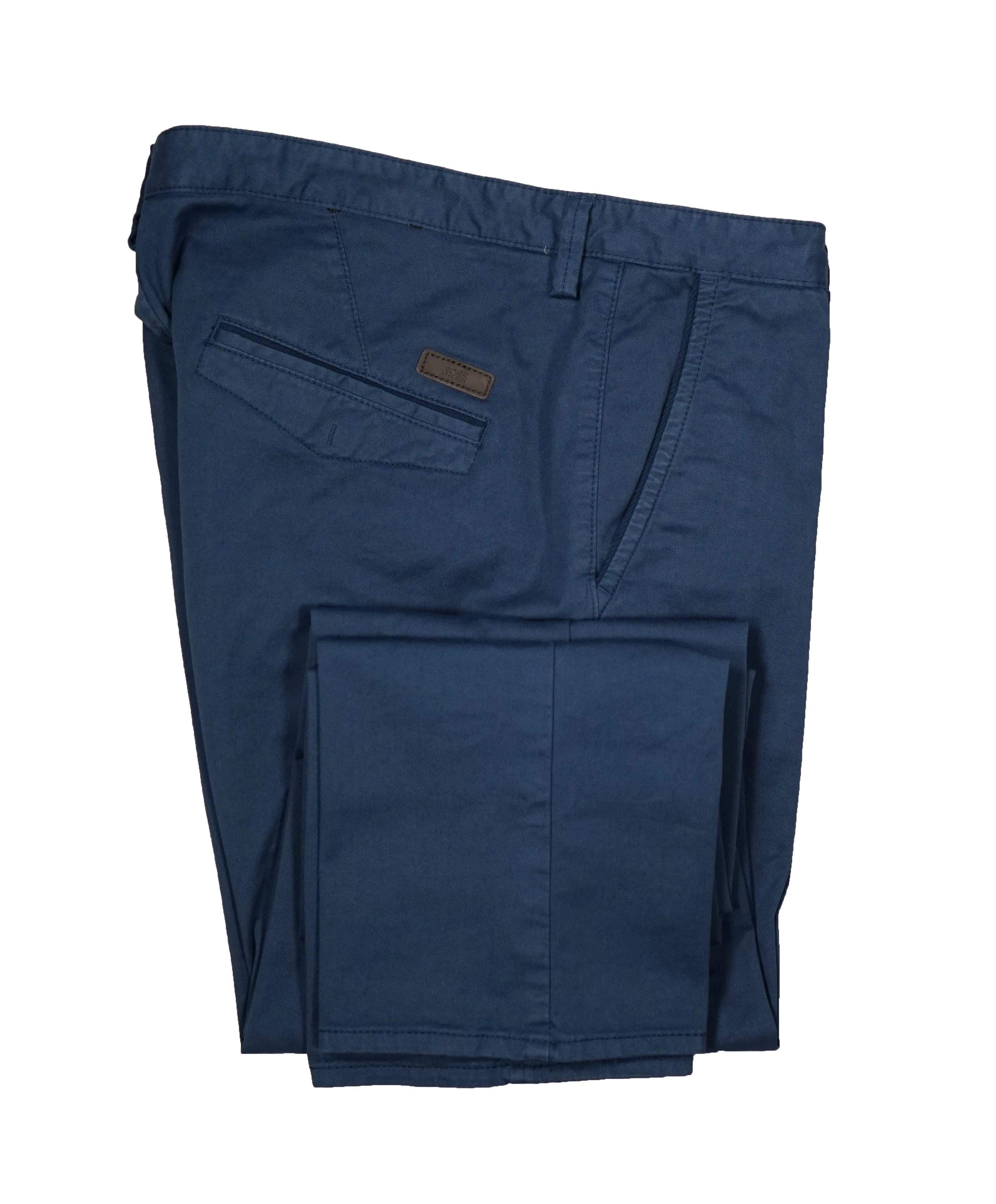 HUGO BOSS - “Rice1-D” Medium Blue Slim Cotton Casual Pants - 34W