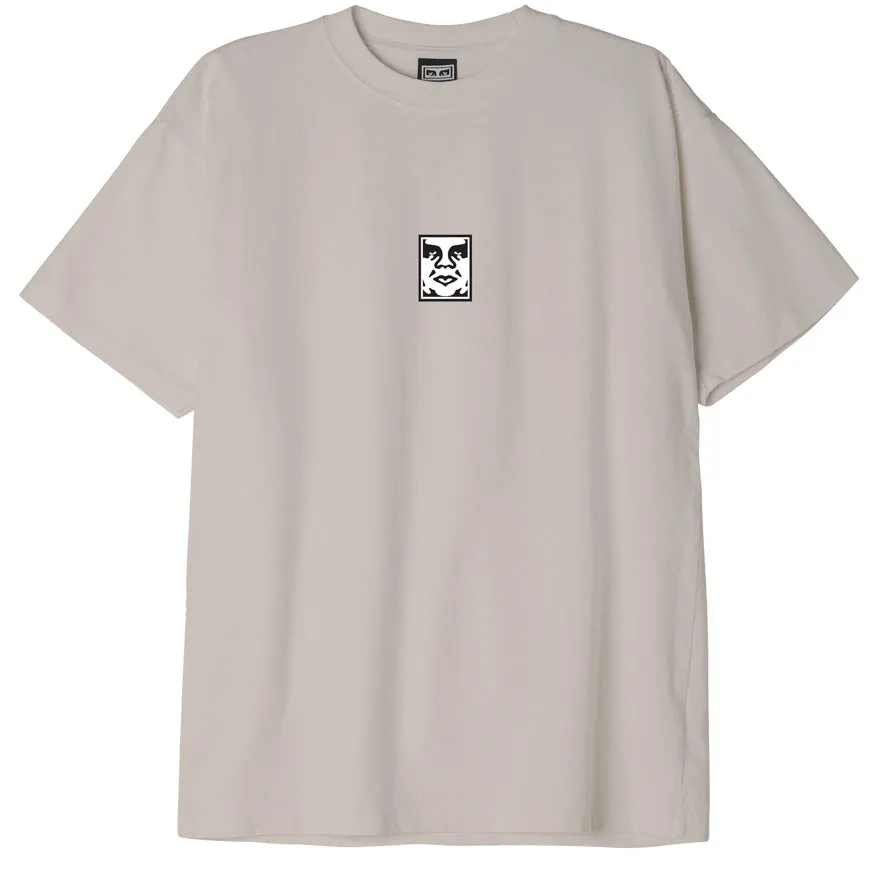 Icon heavyweight tee Silver grey