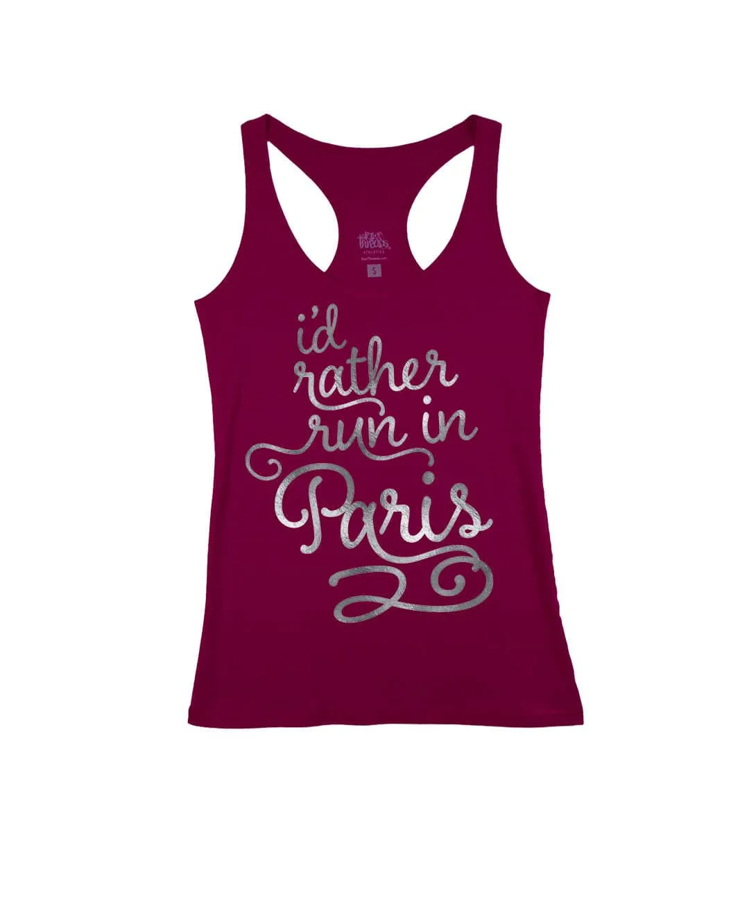 I'd Rather Run in Paris Silver