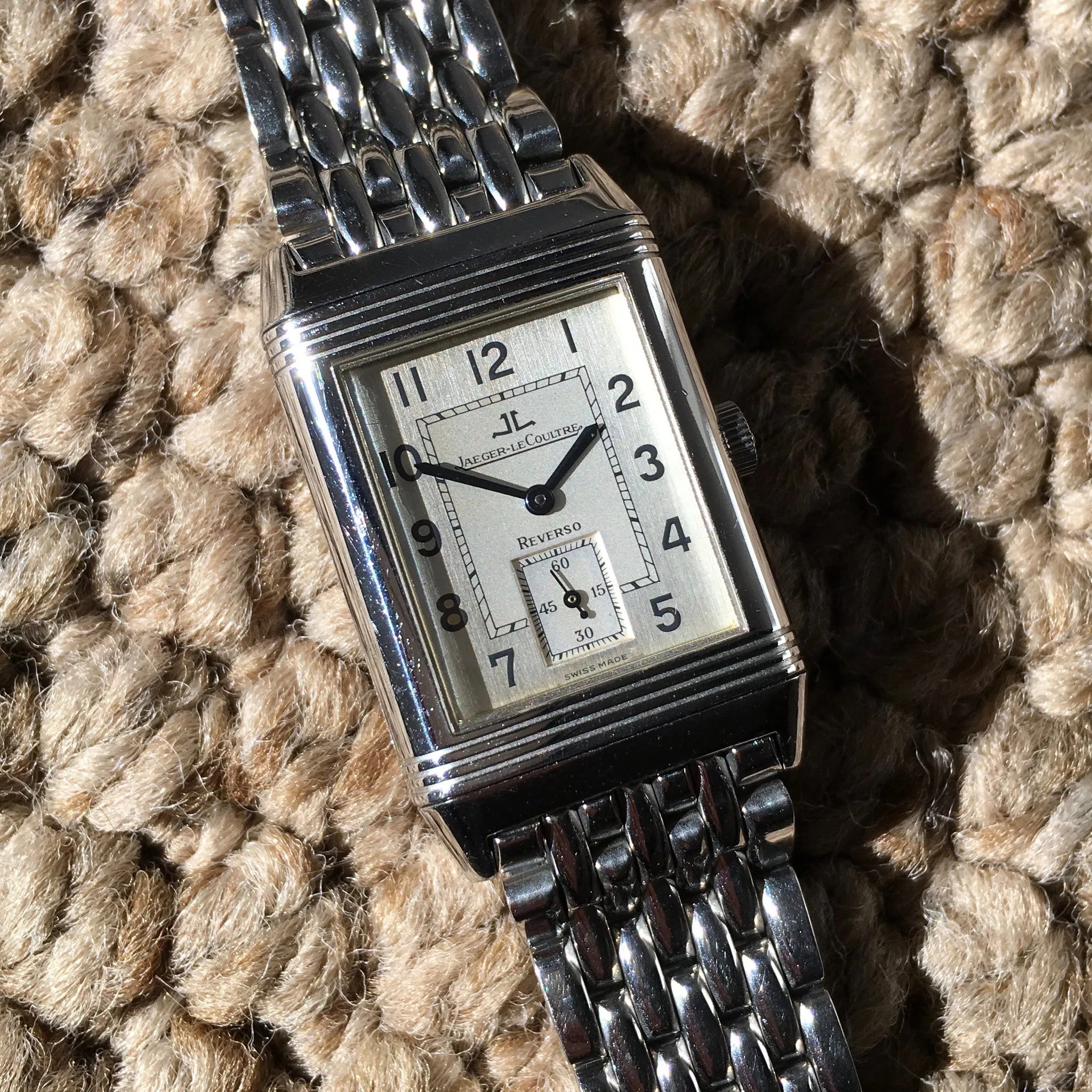 Jaeger LeCoultre Reverso Grande Taille 270.8.62 Steel Manual Wind Wristwatch