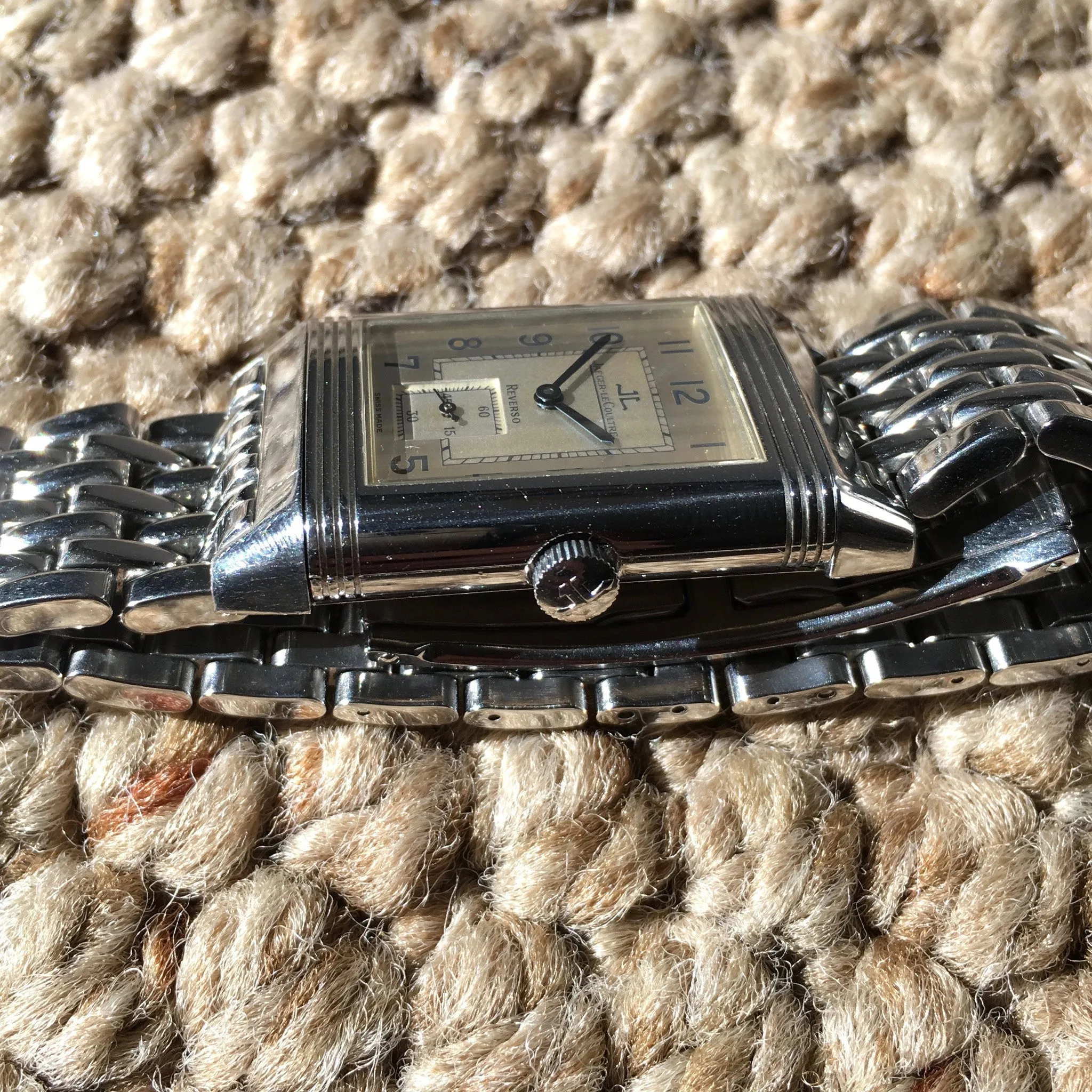 Jaeger LeCoultre Reverso Grande Taille 270.8.62 Steel Manual Wind Wristwatch