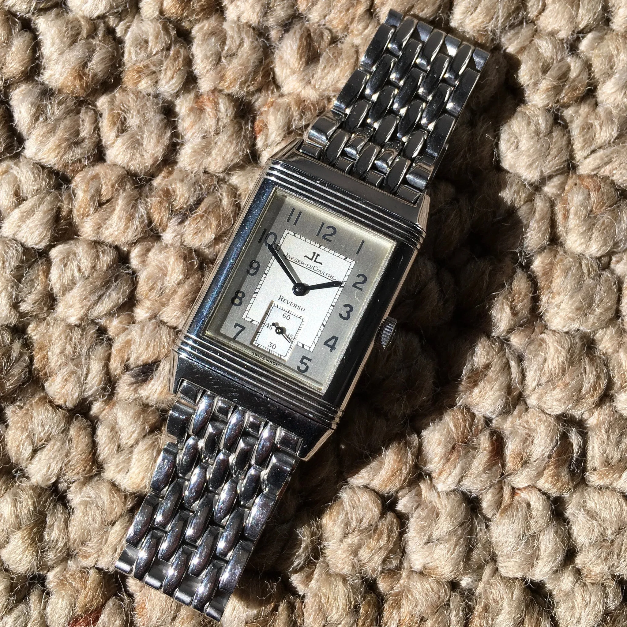 Jaeger LeCoultre Reverso Grande Taille 270.8.62 Steel Manual Wind Wristwatch