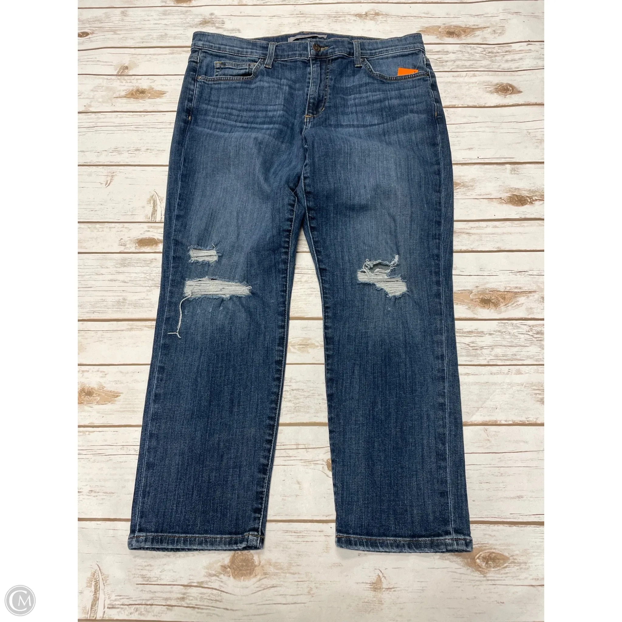 Jeans Straight By Joes Jeans In Blue Denim, Size: 10