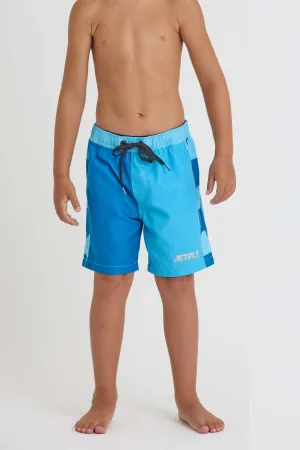 Jetpilot Slime Monster Kids Boardshorts - Blue