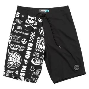 Legend 21" 3-Pocket Flash Boardshort - Black