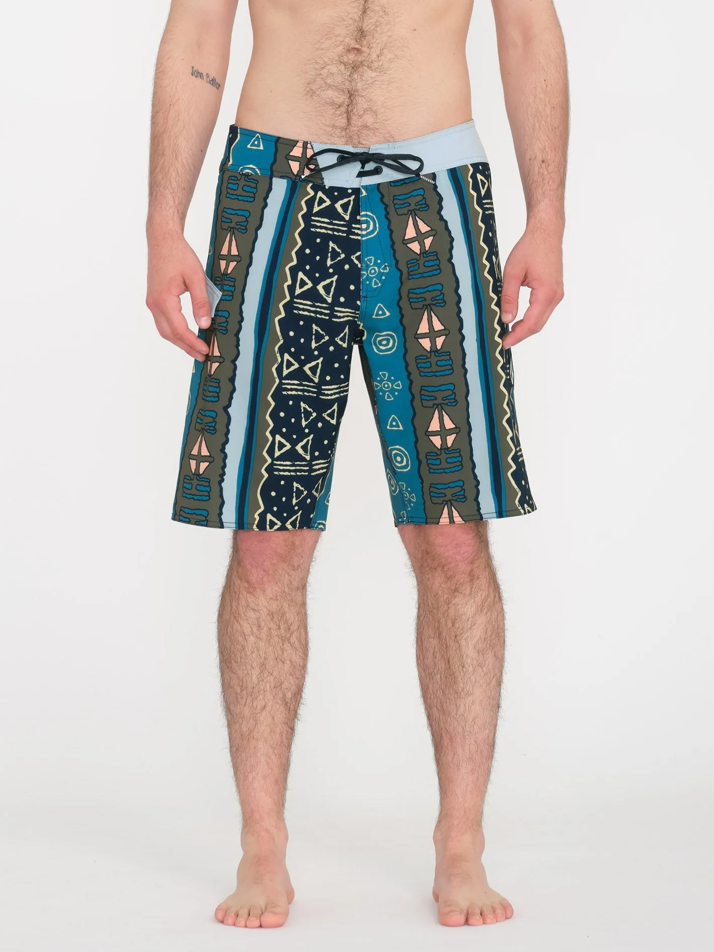 Lido Print Mod 20" Boardshort - OCEAN TEAL