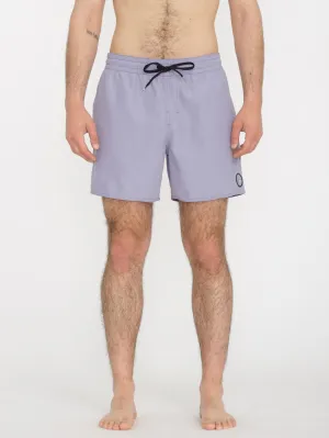 Lido Solid Trunk 16" Boardshort - VIOLET DUST