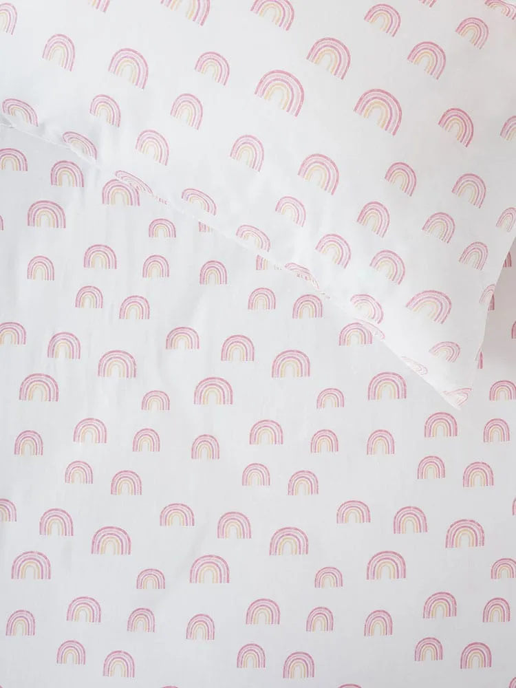 Linen House Rainbow Magic Pink Duvet Cover Set
