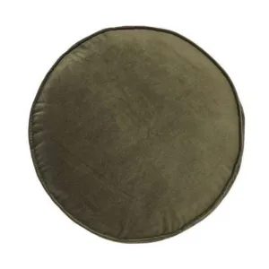 Linen House Toro Scatter Cushion Olive 43 cm Round
