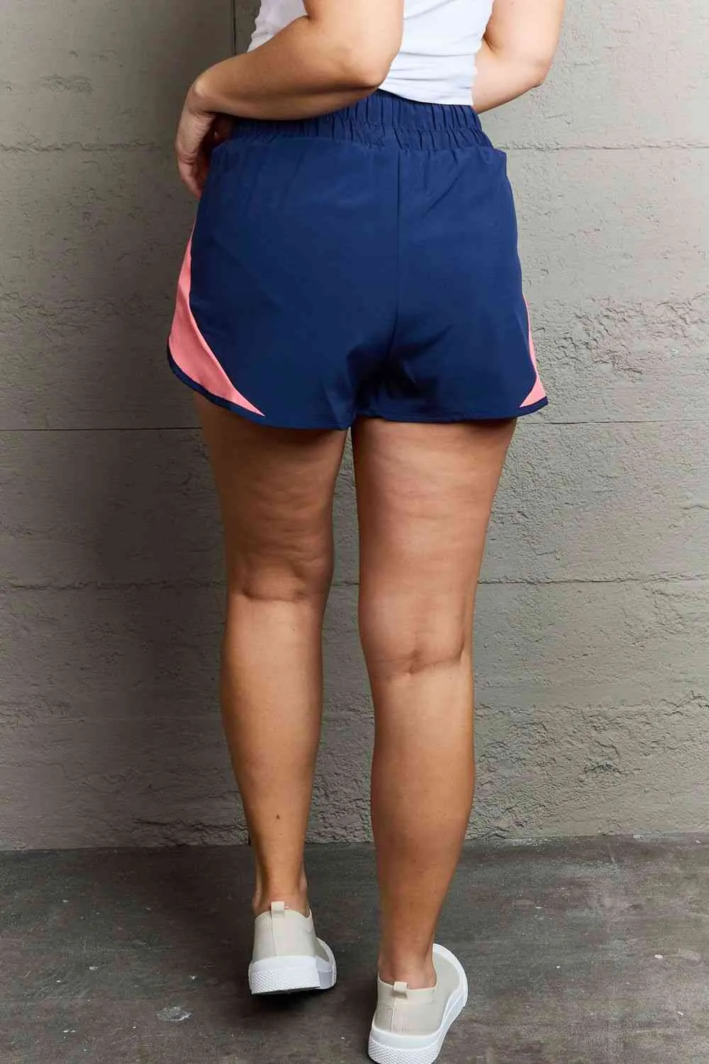 Lisa Put In Work High Waistband Contrast Detail Active Shorts