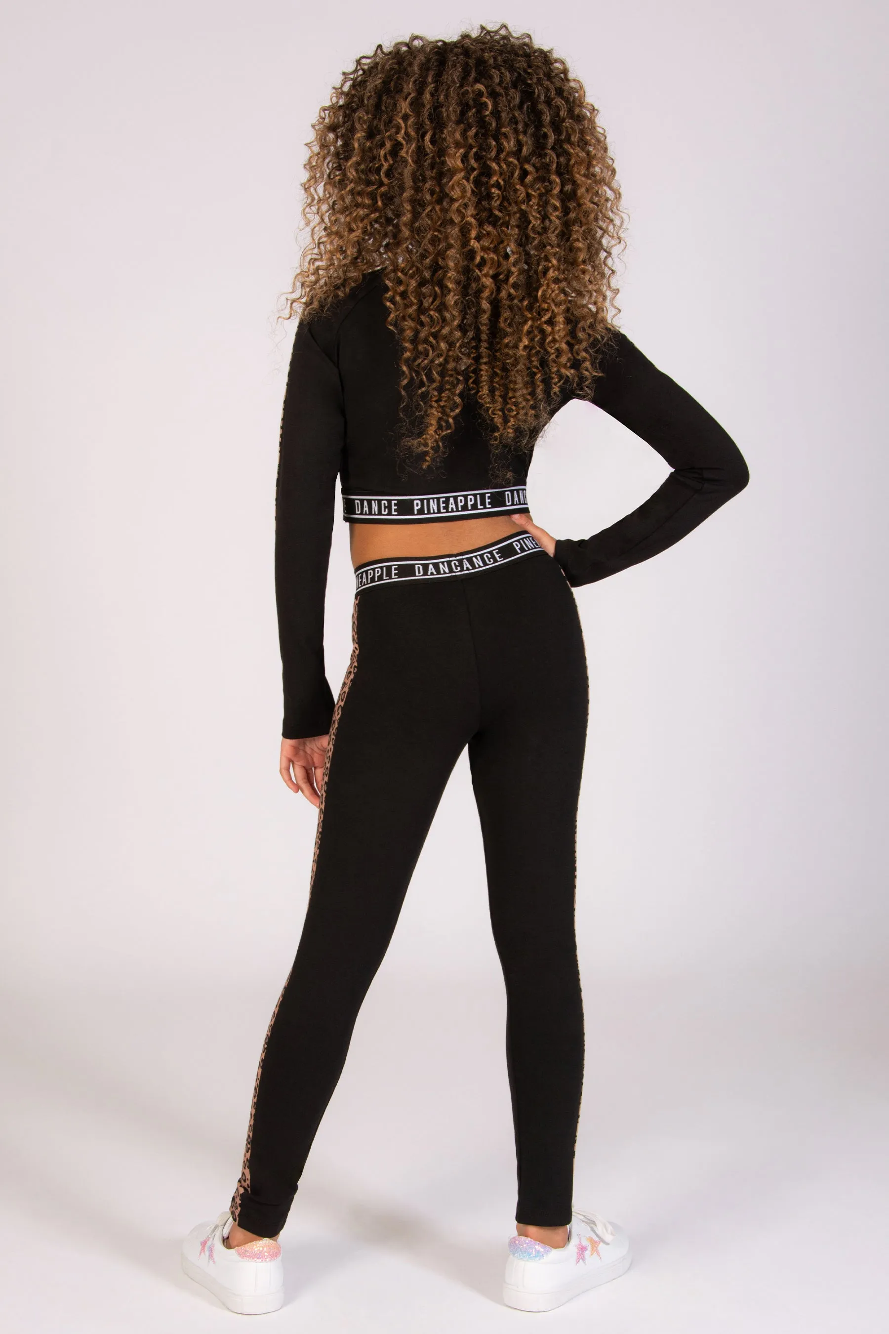 Logo Long Sleeve Crop Top