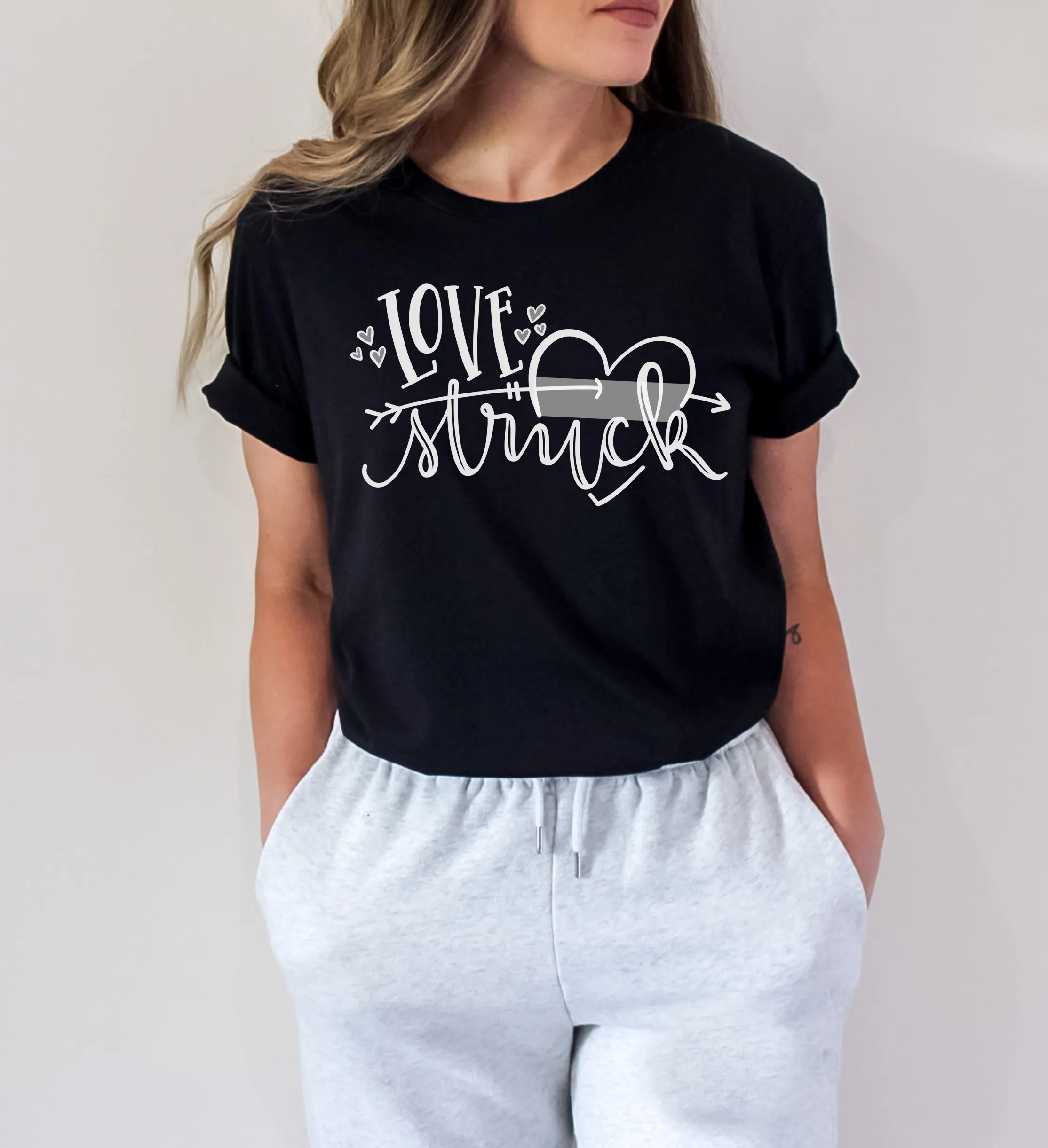 Love Struck © Unisex Top (Thin Silver Line)