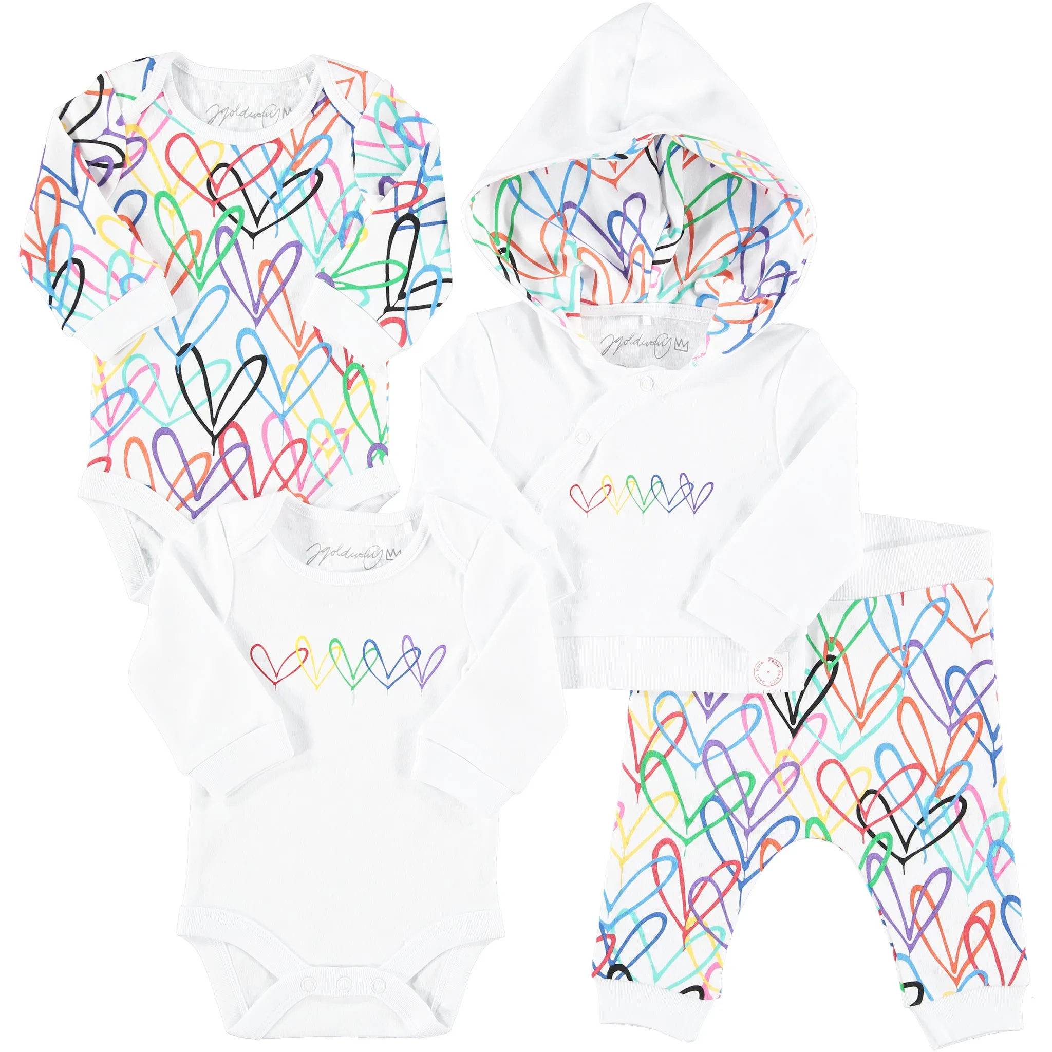 #Lovewall organic baby gift set - James Goldcrown x From Babies with Love