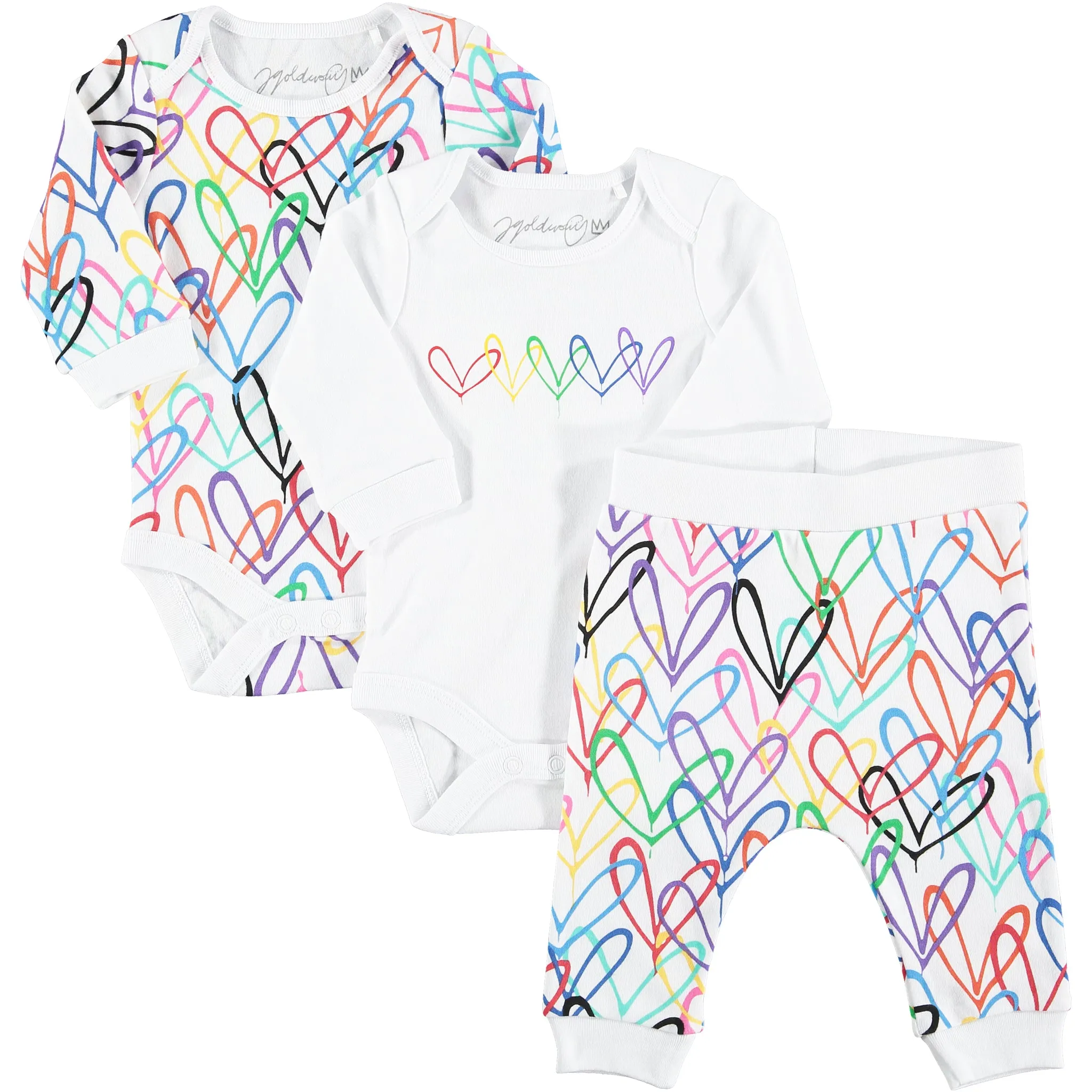#Lovewall organic baby gift set - James Goldcrown x From Babies with Love