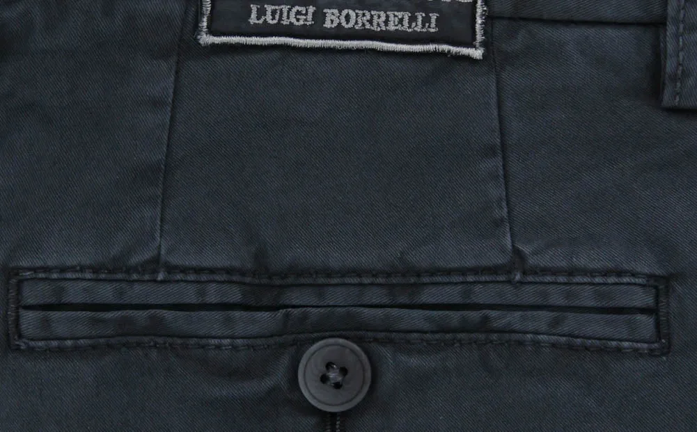 Luigi Borrelli Navy Blue Pants - 36 US / 52 EU