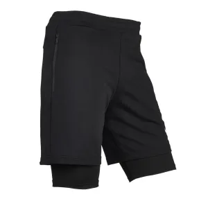 Men's 2-in-1 Shorts - Black