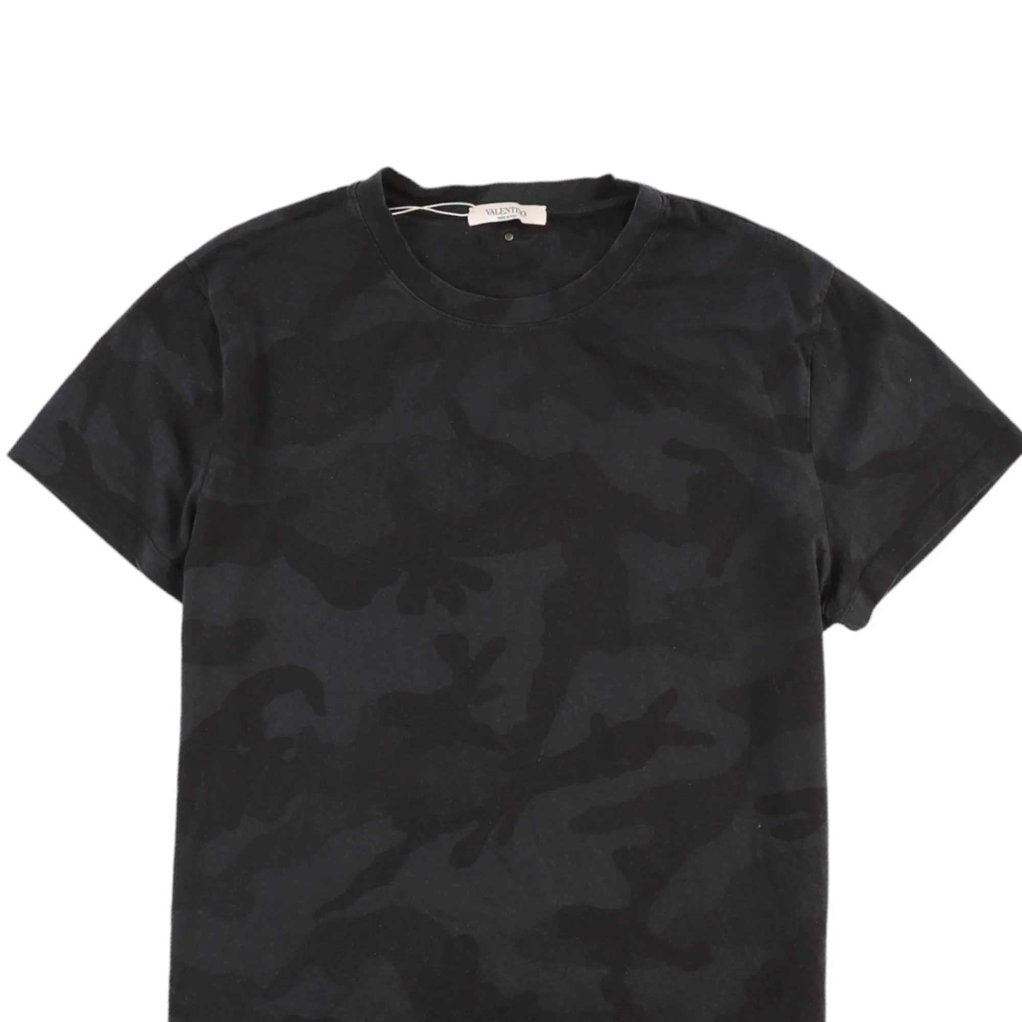 Men's Camouflage T-Shirt Black Size S