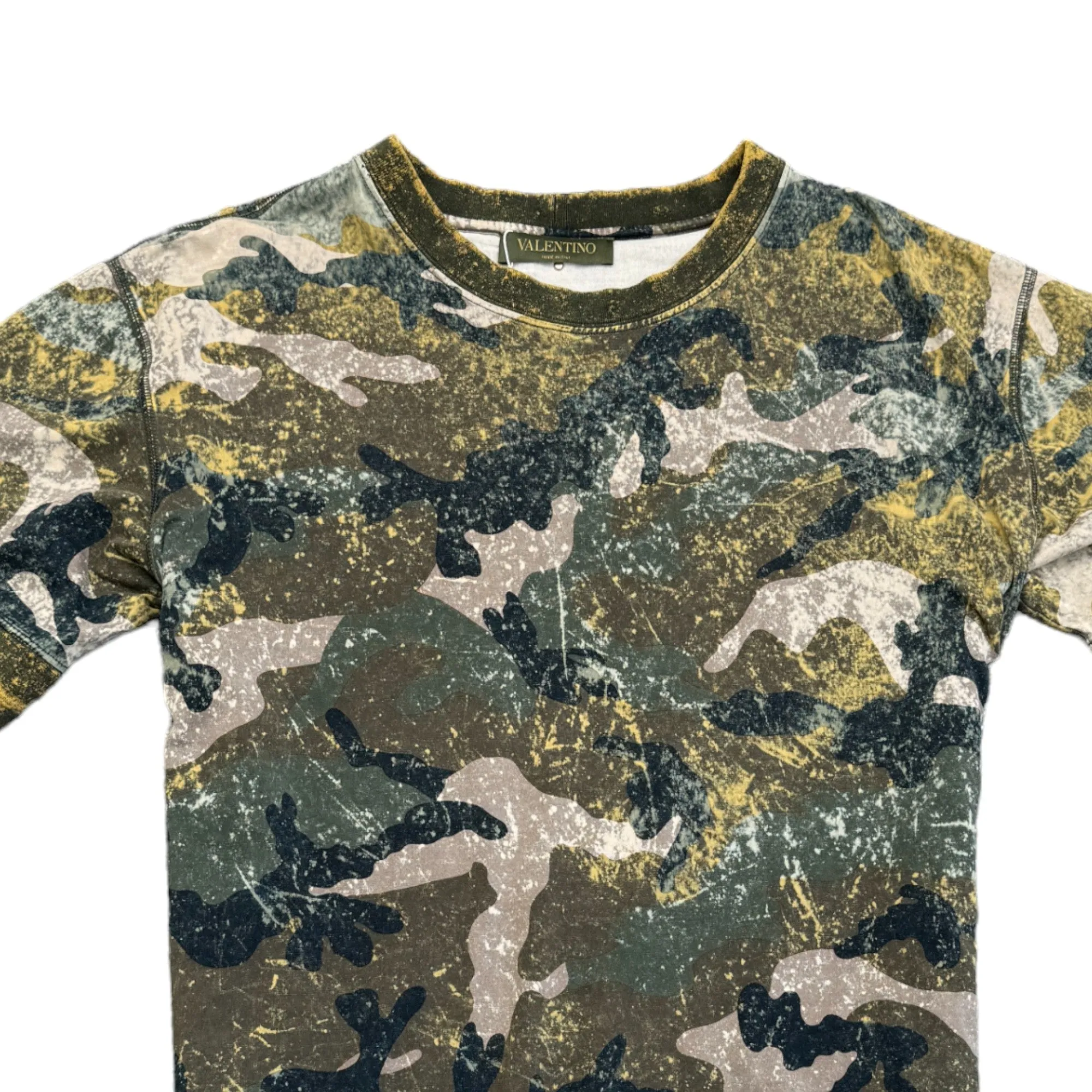 Men's Camouflage T-Shirt Khaki Size L