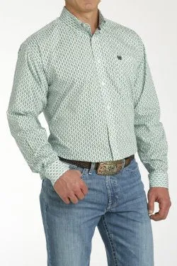 Men's Cinch GEOMETRIC PRINT BUTTON-DOWN WESTERN SHIRT