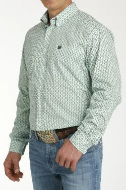 Men's Cinch GEOMETRIC PRINT BUTTON-DOWN WESTERN SHIRT