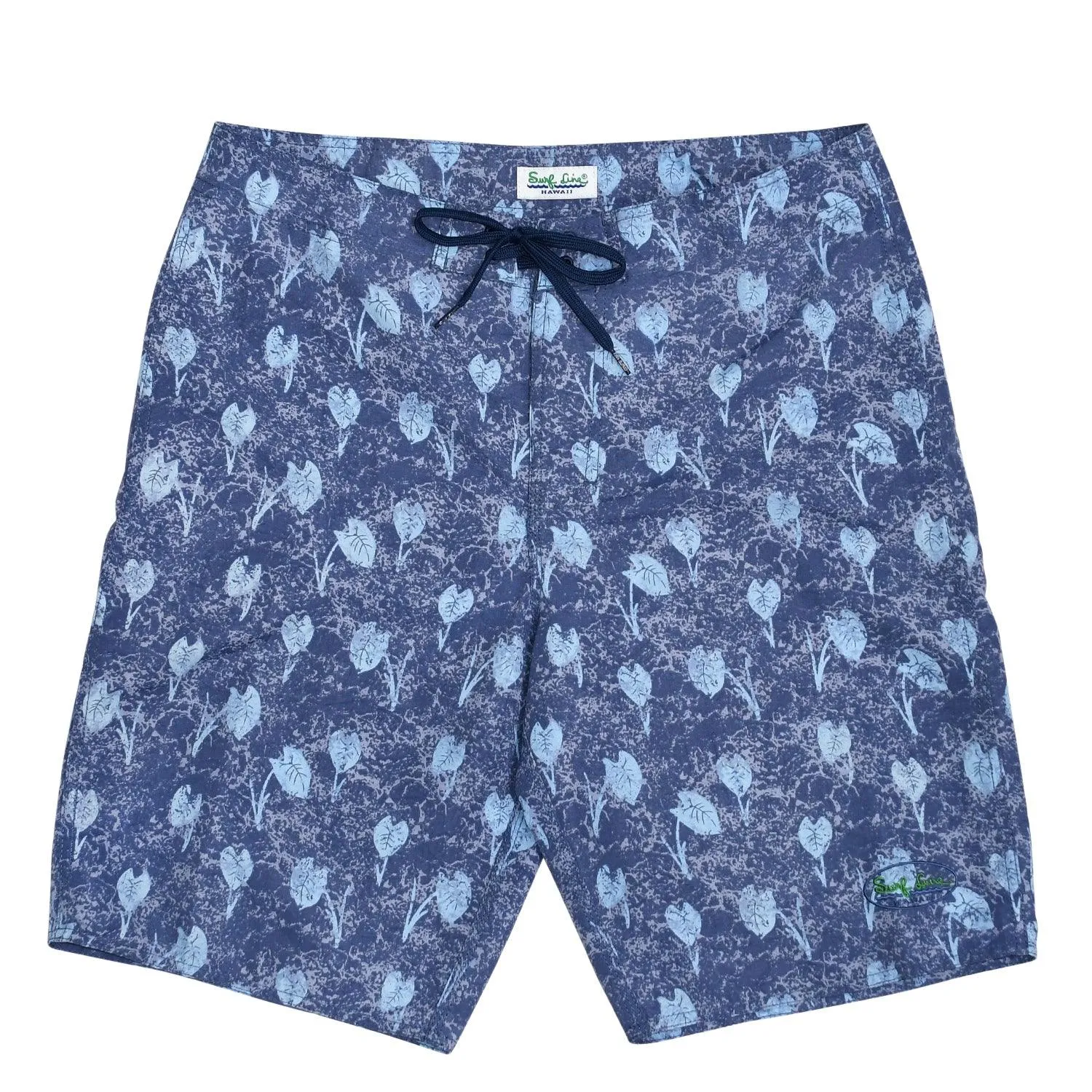 Men's Classic Boardshorts - Taro Leaves Navy