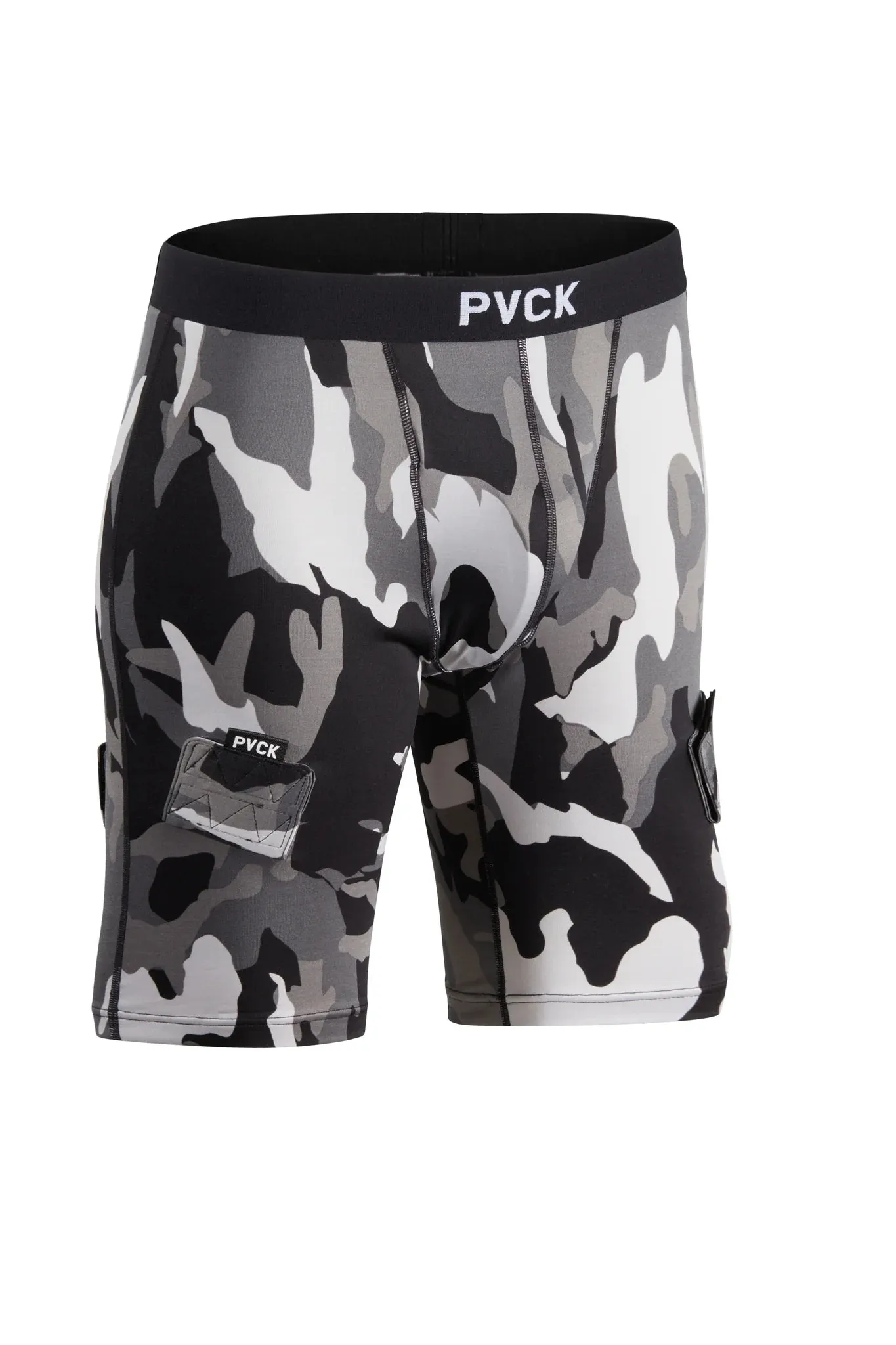 Men's Compression Jock Short - Camo Grey