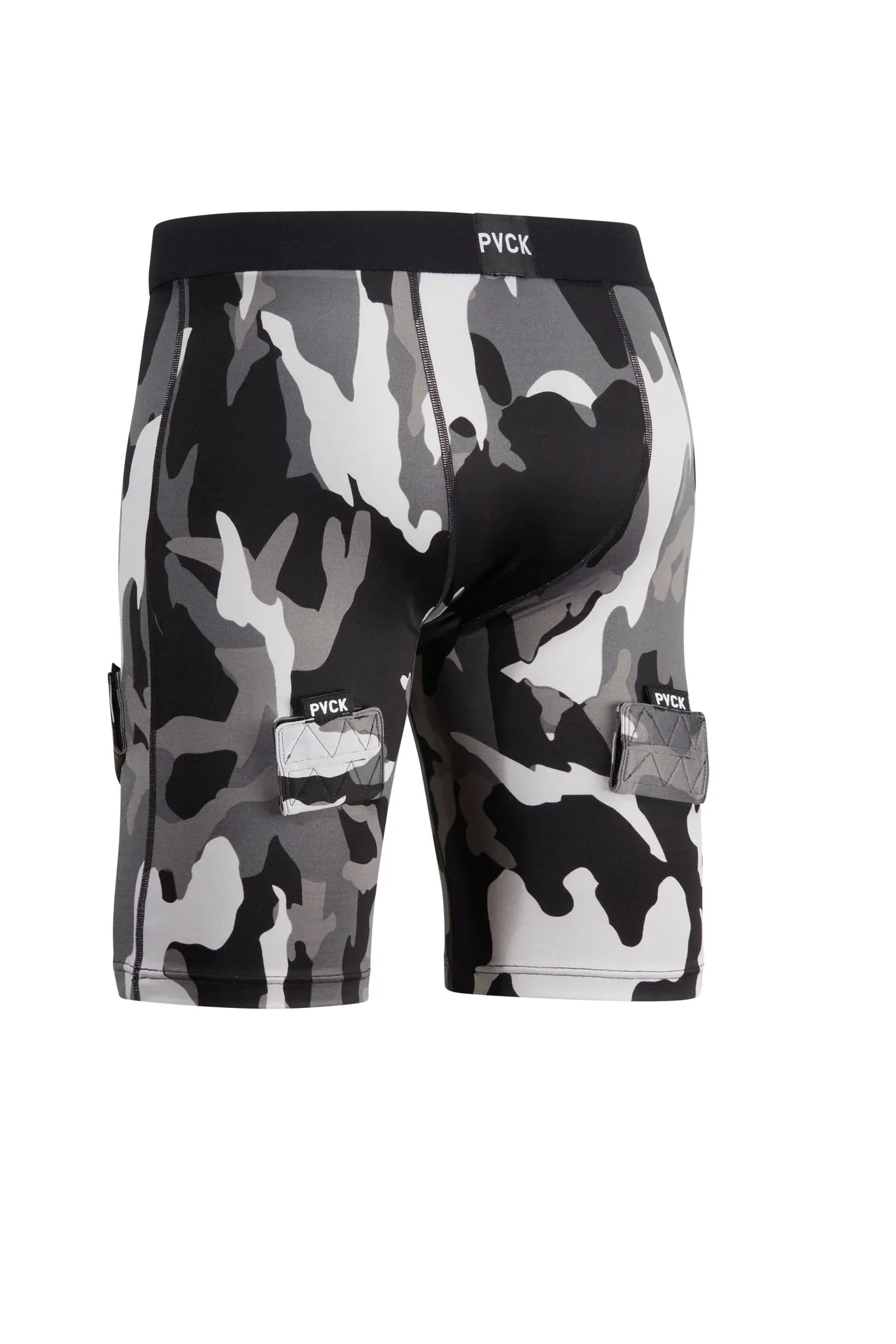 Men's Compression Jock Short - Camo Grey