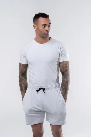 Men's Compression Short Sleeve Shirt - Glacier Grey