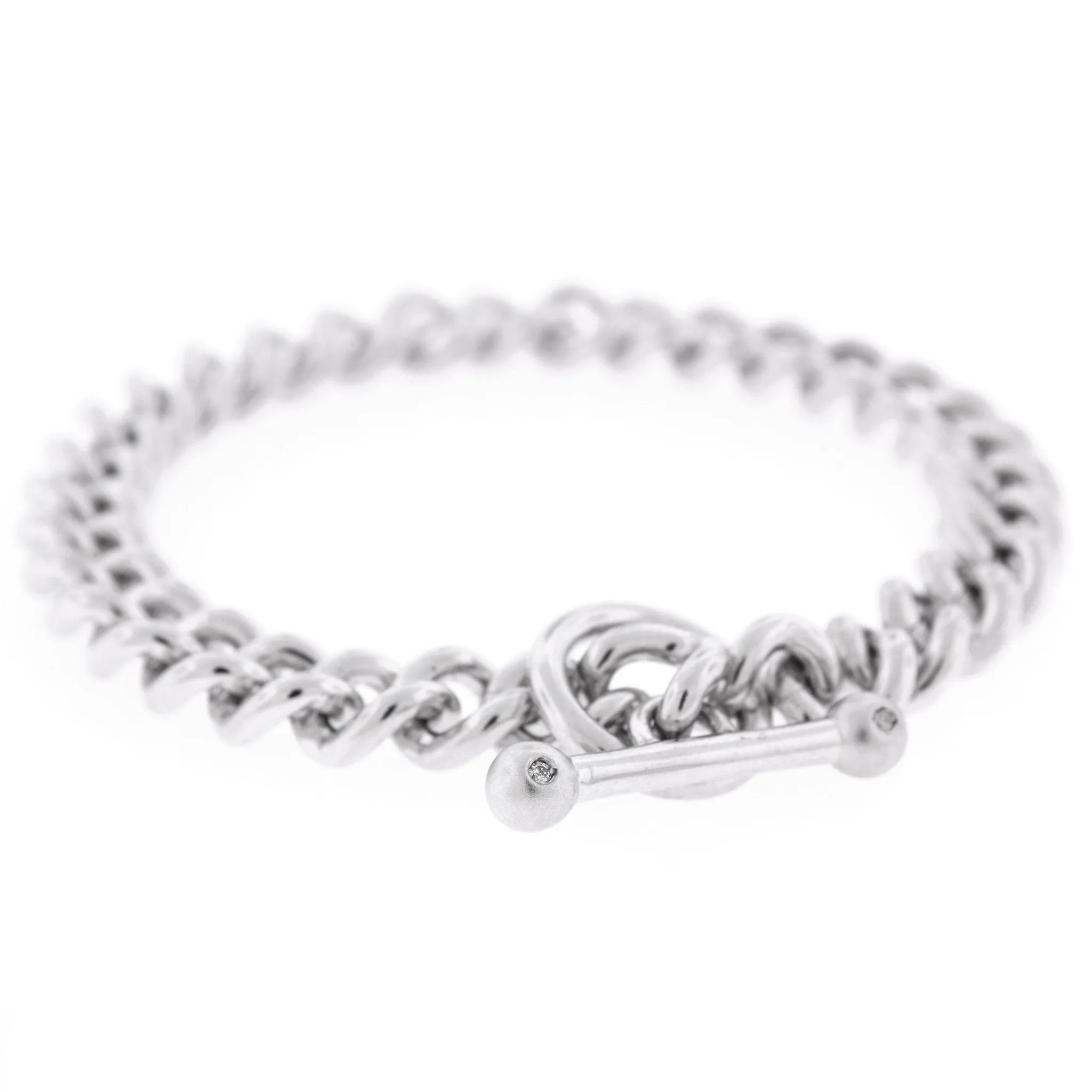 Men's Diamond Toggle Bracelet