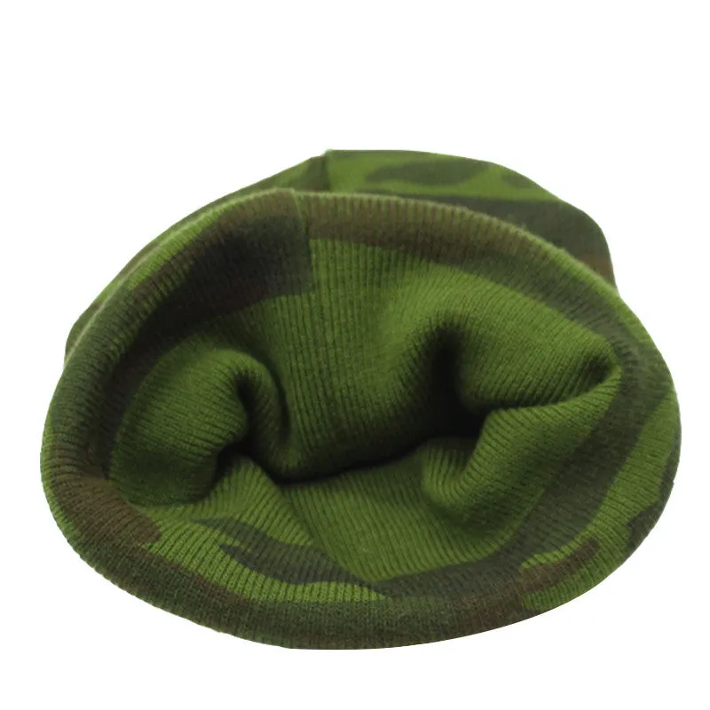 Men's Fashion Army Camouflage Beanie Hat