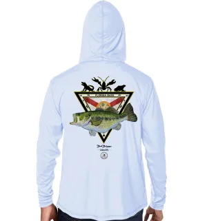 Men's Florida Bass Performance Pearl Grey Hoodie