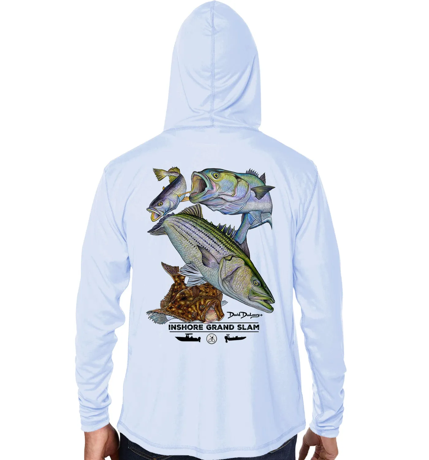 Men's Inshore Grand Slam Pearl Grey Performance Hoodie