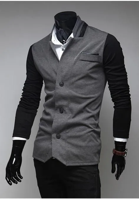 Men's Multi Button Knit Sweater