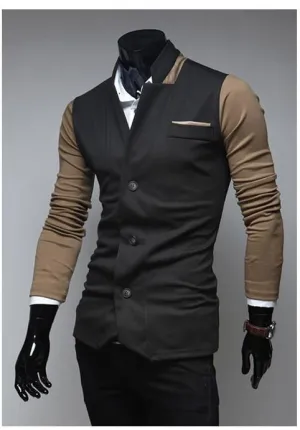 Men's Multi Button Knit Sweater