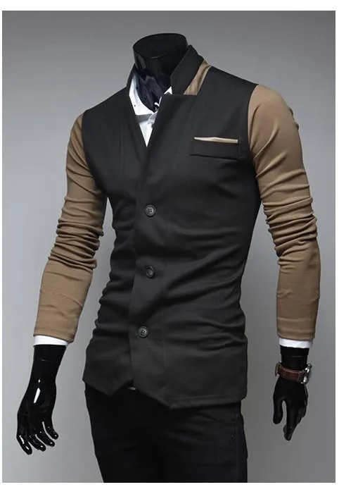 Men's Multi Button Knit Sweater