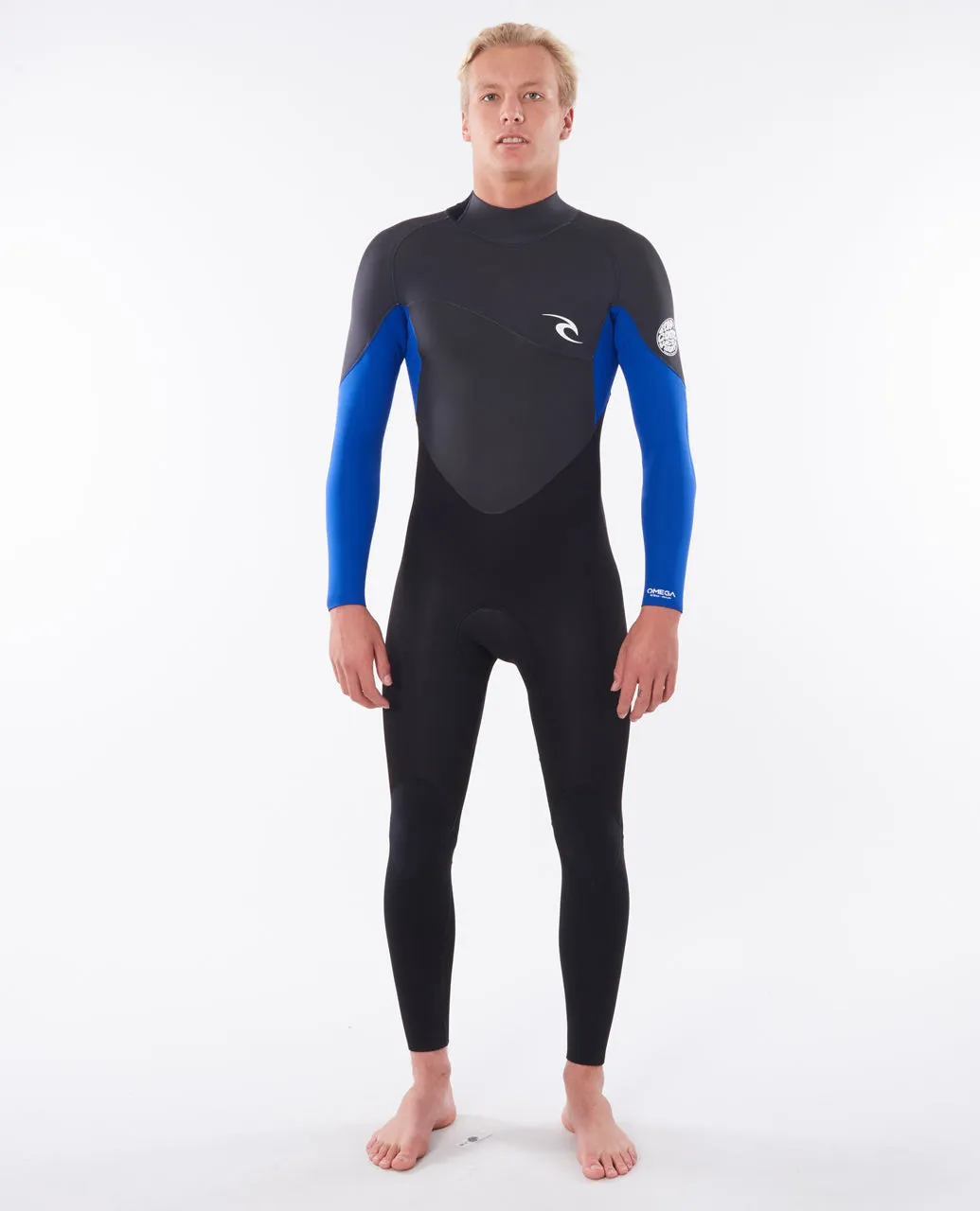 MEN'S OMEGA 53GB BACK ZIP WINTER WETSUIT - BLUE