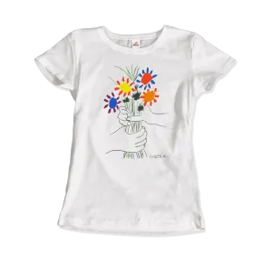 Men's or Women's Pablo Picasso Bouquet of Peace 1958 Artwork T-Shirt- 5 Colros