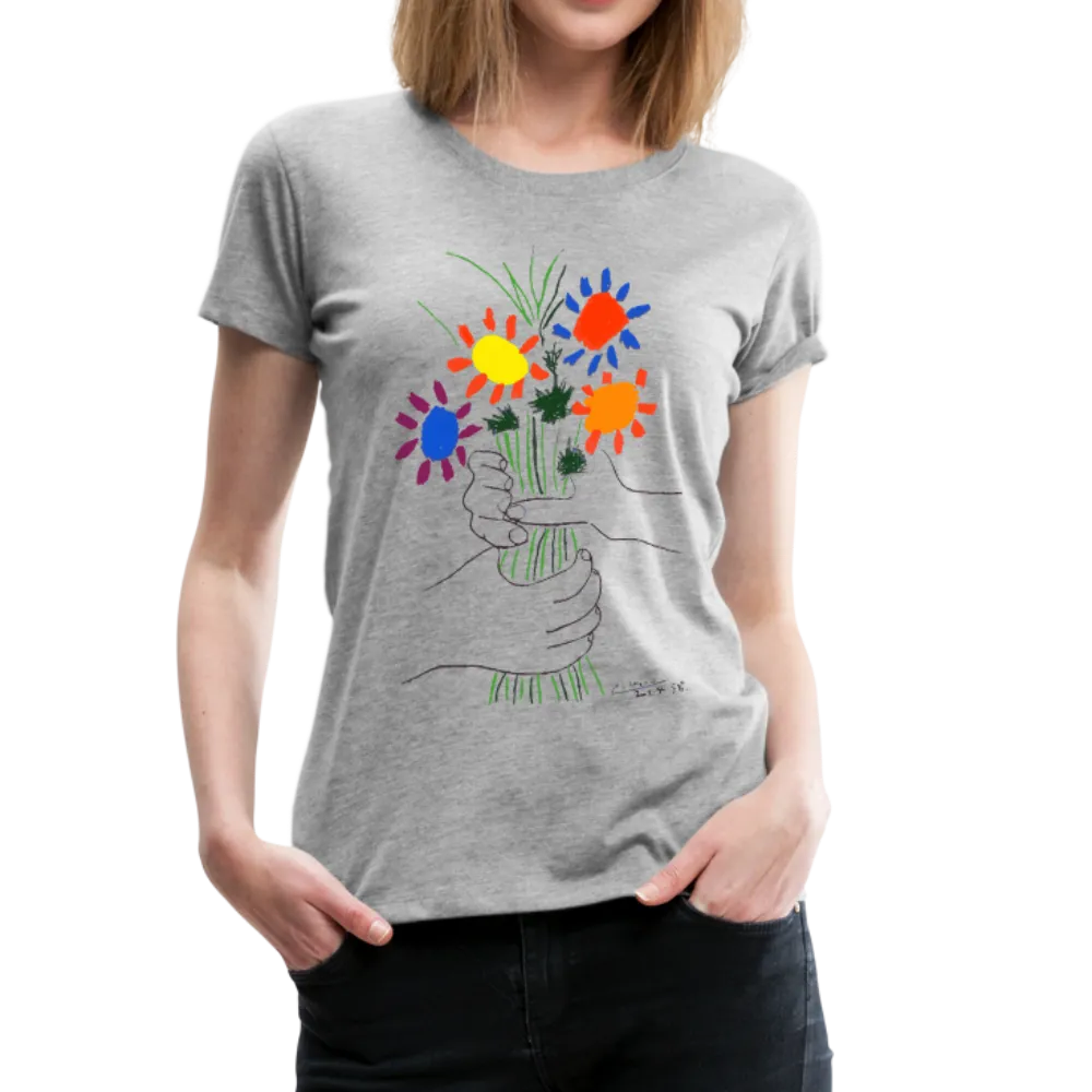 Men's or Women's Pablo Picasso Bouquet of Peace 1958 Artwork T-Shirt- 5 Colros