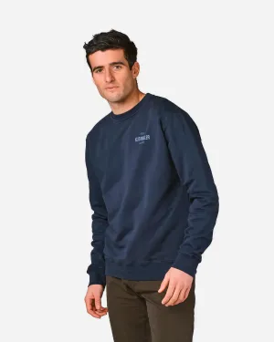 Mens Small Logo Crew - Navy