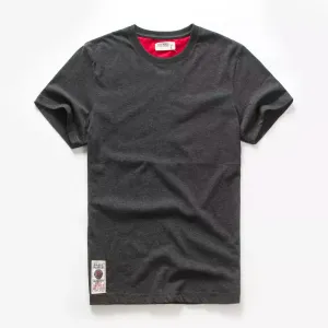 Men's Solid Color Cotton T-shirt | Casual O-neck Basic Tee | High Quality Classic Top