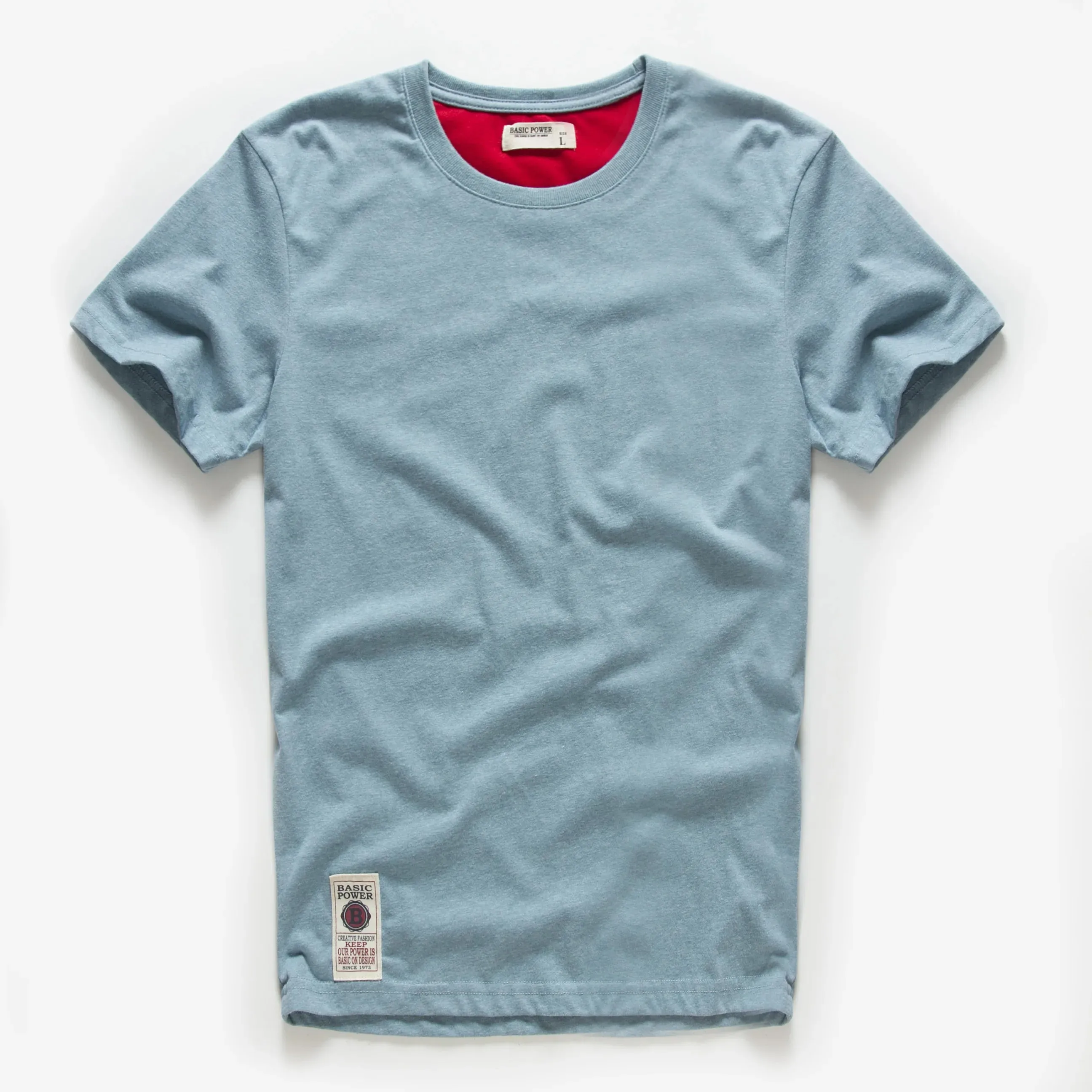 Men's Solid Color Cotton T-shirt | Casual O-neck Basic Tee | High Quality Classic Top