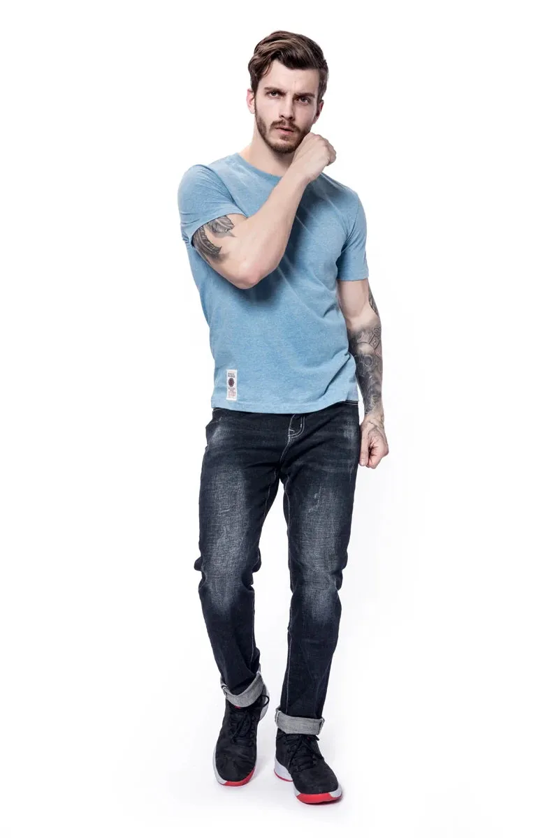 Men's Solid Color Cotton T-shirt | Casual O-neck Basic Tee | High Quality Classic Top