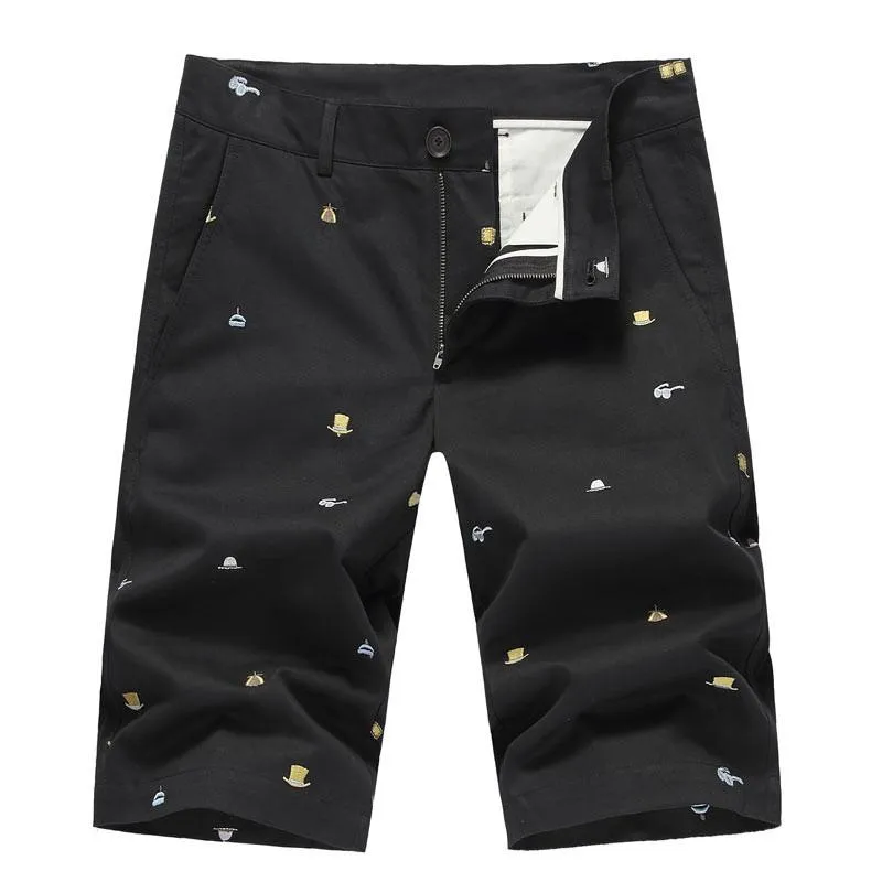 Men's Summer Fashion Print Breathable Shorts